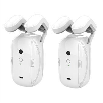 LY-1672 2 stuks Tuya App Bluetooth slimme elektrische gordijnmotor Romeinse pole track automatische gordijncontroller