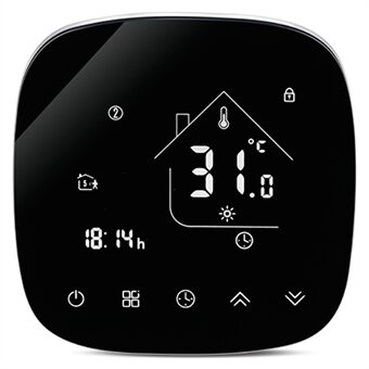 HT-001GBLW Elektrische Vloerverwarming WiFi Slimme Thermostaat Digitale Display Temperatuurregelingspaneel