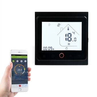 BHT-002 Water Vloerverwarming Temperatuurregelaar Paneel 3,0-inch LCD Touchscreen Slimme Thermostaat