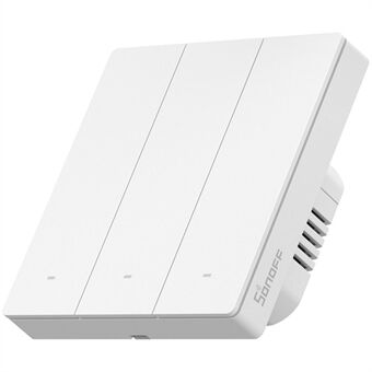 SONOFF Switchman M5-3C-86W Slimme Wandschakelaar 3-Gang voor Apple Home, Alexa, Google Home (M5 Matter)