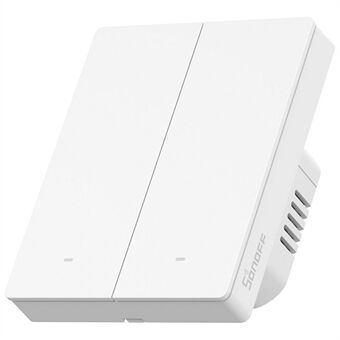 SONOFF Switchman M5-2C-80W Slimme Wandschakelaar 2 Gangen voor Apple Home, Alexa, Google Home (M5 Matter)