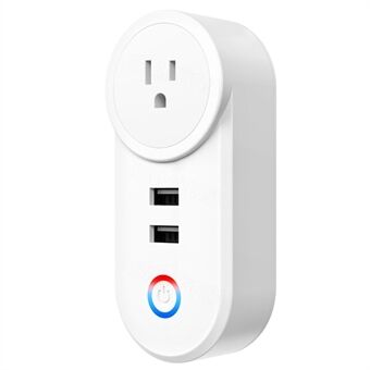 Tuya Bluetooth+Wifi Slimme Stekker 16A Stopcontact Wandoplader met USB-poort