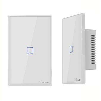 SONOFF T0US1C-TX 120 WiFi Smart Switch APP RF433 Remote Control for Alexa Google Home US Plug - 1 Gang