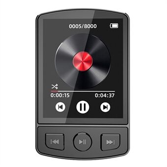 MP3-07 Draagbare Bluetooth MP3 Muziekspeler FM Radio 1,77-inch Scherm Video MP4 Speler