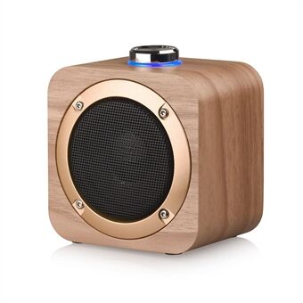 Q1B Houten Draadloze Bluetooth Speaker HD Diepe Bas HiFi Stereo Sound Box Headset Muziekdoos