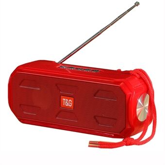 T&G TG280 TWS Solar Bluetooth-luidspreker Draadloze luidspreker met zaklampondersteuning TF / FM / 3,5 mm AUX / U-schijf
