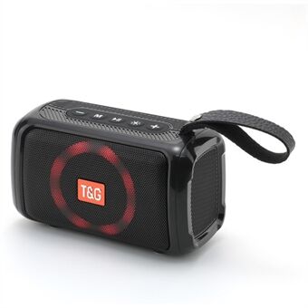 T&G TG193 Sport Bluetooth-luidspreker LED-licht Draadloze luidspreker Waterdichte draagbare Outdoor Boombox (CE-gecertificeerd)