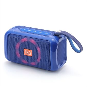 T&G TG193 Sport Bluetooth-luidspreker LED-licht Draadloze luidspreker Waterdichte draagbare Outdoor Boombox (CE-gecertificeerd)