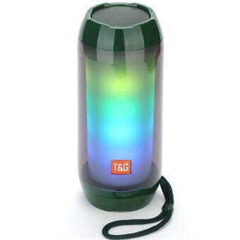 T&G TG643 Draagbare Bluetooth-kolomluidspreker Draadloze waterdichte luidspreker Subwoofer Outdoor basluidspreker met LED-licht (CE-gecertificeerd)