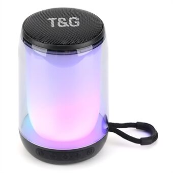 T&G TG346 Bluetooth-luidspreker FM-radio Kleurrijk licht Desktop Subwoofer Ondersteuning handsfree bellen