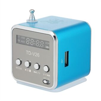 Portable 3.5mm Wired Mini Speaker MP3 Player FM Radio Music Amplifier Support TF Card U Disk