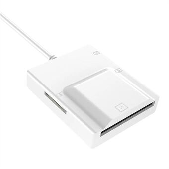 HK-3057H USB-C Kaartlezer Adapter met een overdrachtssnelheid van 5 Gbps voor hoge snelheid gegevensoverdracht.