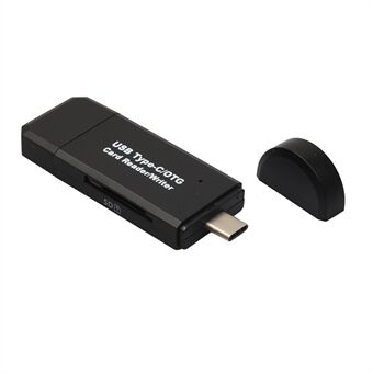 USB-C Type C + USB 3.0 + Micro USB OTG TF/SD Kaartlezer voor Telefoon MacBook