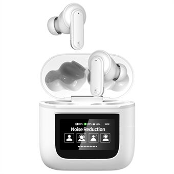 YW05 In-Ear Bluetooth Headset HiFi Sound ENC Draadloze Oordopjes met Touchscreen Oplaadbak