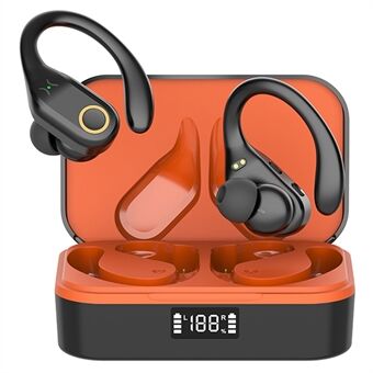 YW02 Bluetooth In-Ear Headset Koptelefoon Draadloze Oortelefoon met Digitaal Display Oplaadhoes