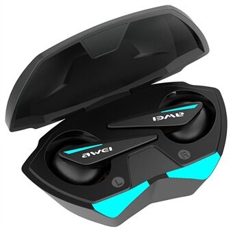 AWEI T23 Bluetooth Draadloze Gaming Headset TWS Waterdichte In-Ear Hoofdtelefoon met Coole lichteffecten