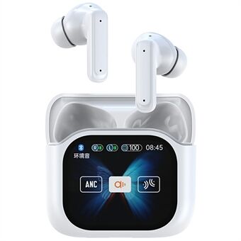 BY16 Bluetooth 5.4 Headset Ruisonderdrukking TWS Oordopjes Volledig-Kleurentouchscreen