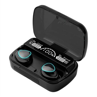 M10 TWS Bluetooth 5.1-headsets 9D draadloze hoofdtelefoon Stereo sporthoofdtelefoon Waterdichte oortelefoon met microfoon