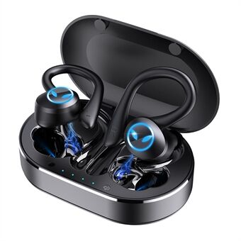 Q25 TWS Koptelefoon Draadloze 5.1 In-Ear Headset Bluetooth 5.1 Oortelefoon Waterdicht Noise Cancelling Ontwerp Sport Oorhaak Hoofdtelefoon