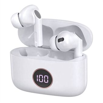 X18 TWS Draadloze Bluetooth-koptelefoon Digitaal display Mini In-ear Touch Control HiFi-muziekheadset