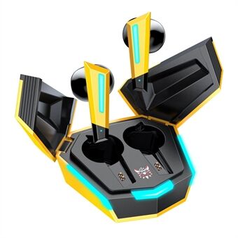 ONIKUMA T32 TWS Koptelefoon Bluetooth 5.1 Gaming-oordopjes Hoge gevoeligheid Draadloze hoofdtelefoon met digitaal display Oplaadkoffer