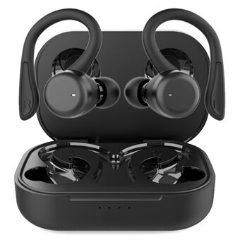 T40 Draadloze Oorhaak Oortelefoon IPX6 Waterdichte Handsfree Touch Control Buigbare Sportoordopjes