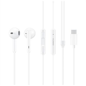 HUAWEI CM33 Type-C in-ear koptelefoon met snoer Classic koptelefoon met microfoon voor Huawei Samsung -