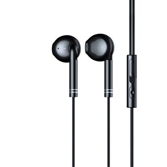 XUNDD 016 3,5 mm bedrade semi-in-ear oortelefoon Mobiele telefoon Laptop Draadbediening Muziekheadset