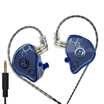 ND Venus Loskoppelbare 3.5mm Bedrade Koptelefoon HiFi Geluid Industriële In-Ear Oortelefoons (Geen Microfoon)