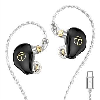 TRN ST7 Loskoppelbaar Type-C Bedraad In-Ear Oordopje HiFi Muziek Hoofdtelefoon (Met Microfoon)