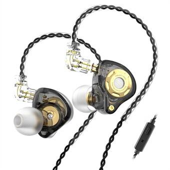 TRN MT1 Pro Afneembare Type-C Bekabelde In-Ear Oortelefoon Zware Bas Muziek Headset met Microfoon