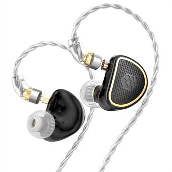 TRN Xuanwu Afneembare 3,5 mm Bedrade In-Ear Oordopjes 10 mm Vierkante Planar Driver HiFi Koptelefoon zonder Microfoon