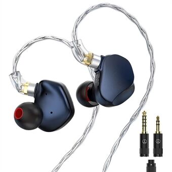 TRN VX Pro 3.5+4.4mm Bedrade In-Ear Oordopjes 10mm Dynamisch + 8 Gebalanceerde Armatuur Drivers HiFi Muziek Hoofdtelefoon (Zonder Microfoon)