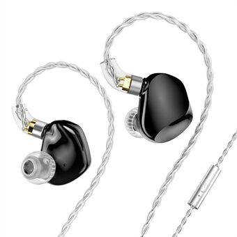 TRN VX Pro+ 3,5 mm Afneembare Bedrade In-Ear Oordopjes 9-Unit HiFi Muziek Hoofdtelefoon met Microfoon