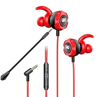 TF-3 HiFi-stereoheadset 3,5 mm bekabelde E-Sports Gaming Muziek-oortelefoon met dubbele microfoon