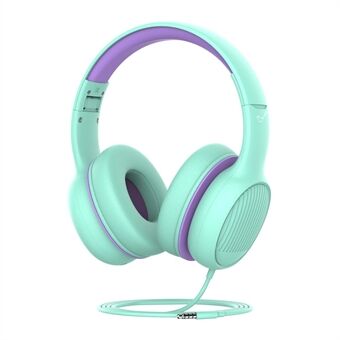 GORSUN GS- Kids 3,5 mm bedrade hoofdtelefoon voor kinderen met afneembare kattenoren Decor opvouwbare kinderheadset