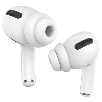 AHASTYLE PT99-2 2 paar siliconen oortelefoon oordopjes voor AirPods Pro, flexibele headset-oordopjes vervanging, maat: S