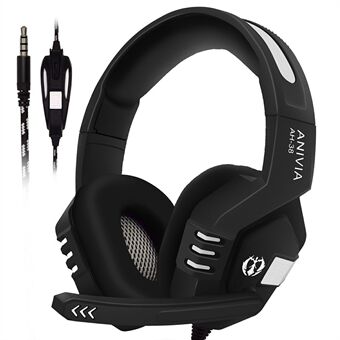 ANIVIA AH38 Op het hoofd gemonteerde bedrade hoofdtelefoon Bas Stereo Computer Gaming Muziek Headset