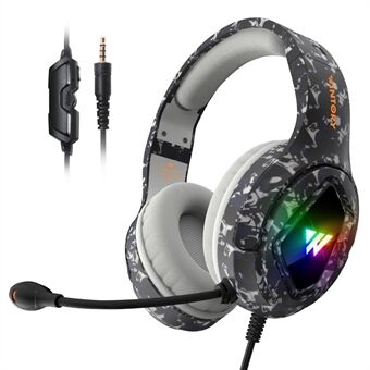 WINTORY M1 bedrade over-ear e-sport hoofdtelefoon Professionele gaming-headset met kleurrijk LED-licht