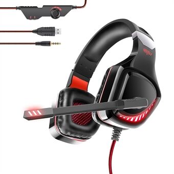 OVLENG GT97 USB + 3,5 mm bedrade over-ear hoofdtelefoon Professionele stereo E-sports gaming-headset met LED-lampje