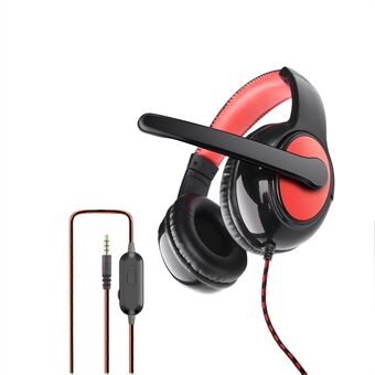 OVLENG OV-P8 3,5 mm bedrade over-ear headset Ergonomisch ontwerp E-sport gaming-hoofdtelefoon met roterende microfoon