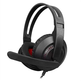 MISDE A2 3,5 mm bedrade hoofdtelefoon voor over het oor Computer Laptop Mobiel Gaming Muziek Headset met draaibare microfoon