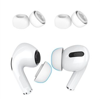 AHASTYLE WG86 2 paar voor Apple AirPods Pro 2 / AirPods Pro Siliconen oordopjes Oordopjes Zachte oordopjes In-ear oordopje Cover Oortelefoonaccessoires