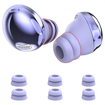 AHASTYLE PT168 Voor Samsung Galaxy Buds Pro 3 Paar S / M / L Antislip Vervangende Oordopjes Siliconen Bluetooth Oortelefoon Eartips