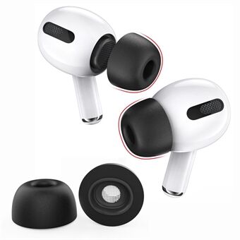 AHASTYLE WG28 1 paar S maat oordopjes tips voor Apple AirPods Pro / AirPods Pro 2 vervangende geheugenschuim Bluetooth-oordopjes eartips.