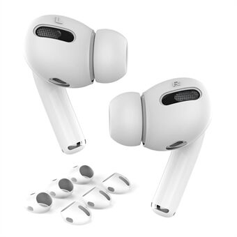 AHASTYLE PT76-PRO 3 paar voor Apple AirPods Pro oordopjes zachte siliconen hoes slanke oordopjes hoesjes