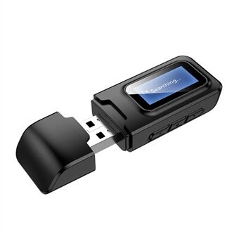 WBT201 Bluetooth 5.0 Adapter 2-in-1 audio-transceiver met LCD-scherm