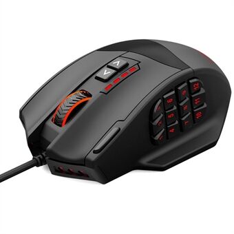 E-YOOSO X39 USB Bedrade Computermuis Ergonomische Gaming Muis met 12 Zij Knoppen