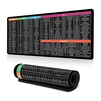 400*900*4mm Keyboard Sneltoetsen Gaming Muismat Antislip Rubber Groot Bureau Onderlegger