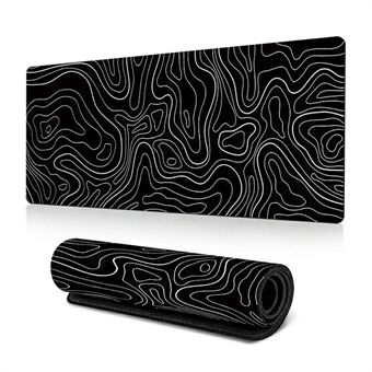400*900*3mm Abstract Patroon Grote Muismat Antislip Rubberen Bureau Onderlegger - Patroon